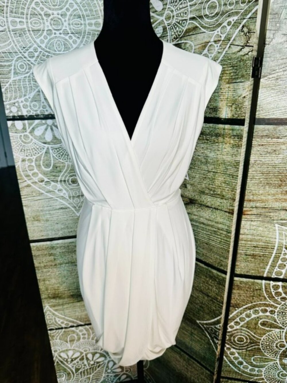 Women's Express Draped Tulip Hem Cocktail Dress
